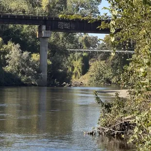 Another view of the train tracks over passs