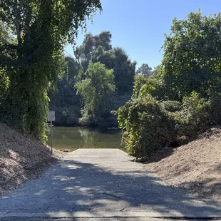 Boat ramp to the river