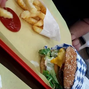 The bacon cheeseburger