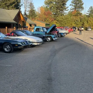 cars parked in a parking lot