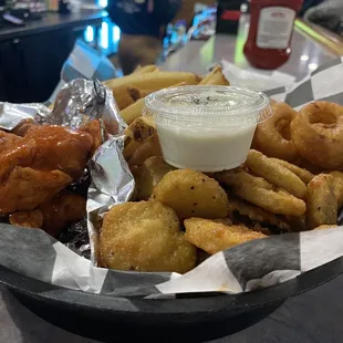 Sampler platter