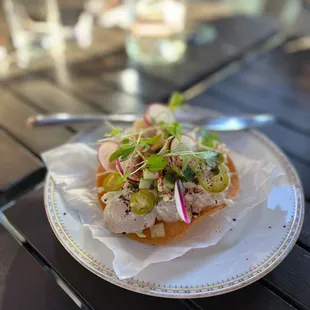 Scallop crudo.