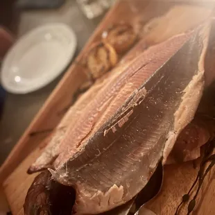 Whole smoked trout (deboned beautifully)
