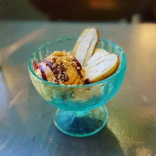 special Thai iced tea banana split