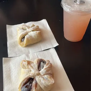 Blueberry Lemonade, Nutella Puff