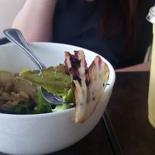 Wilted slimy lettuce. Not cool.