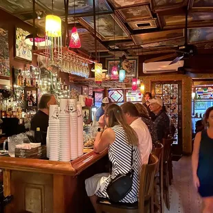 The bar.