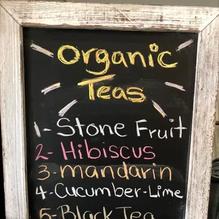 Healthy delicious, sugar free teas!
