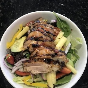 Jerk chicken salad #Amazing