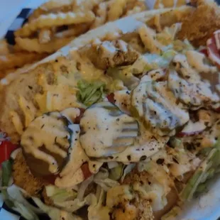 Catfish Po boy. Yum!