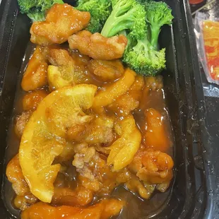 Orange chicken