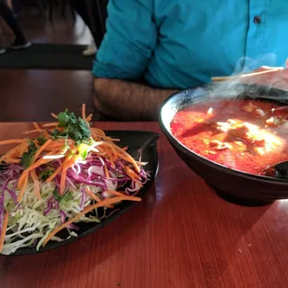 Coconut Rice Noodle Soup