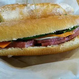 Homemade Baguette Sandwich