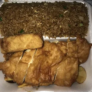 boneless chicken lunch special