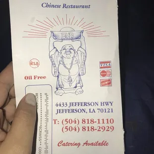 Address and phone number.