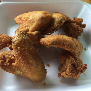 Fried wings.
