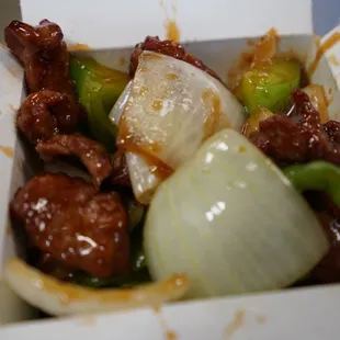 Beef with Green Peppers