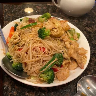 Singapore Noodle with extra broccoli