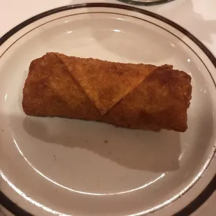 Delicious veggie egg roll