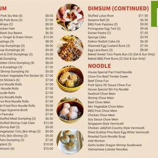 Part 3 Menu (updated 3/13/23)
