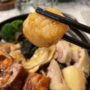 Chinese New Year basin meal ( scallop)