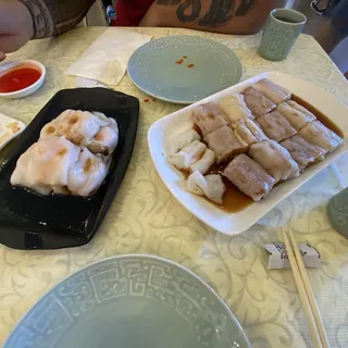 Chinese Donut Rice noodle rolls