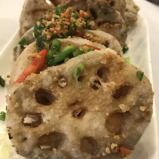 Stuffed lotus root