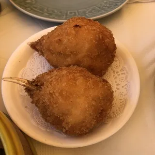 Deep fried shrimp stuffed crab claws