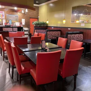 sushi and sashimi, interior