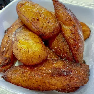 Fried bananas