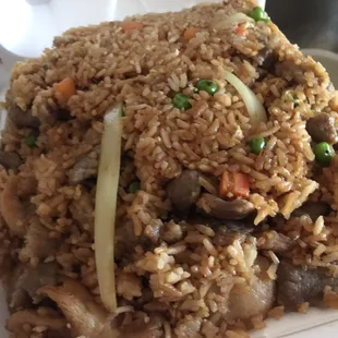 Chick n beef fried rice