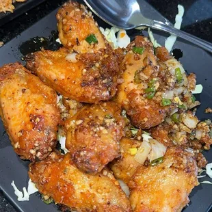6. Eight Piece Salt and Pepper Chicken Wings