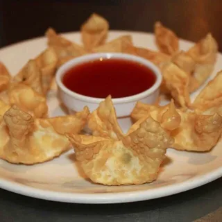 2. Six Piece Cream Cheese Wontons