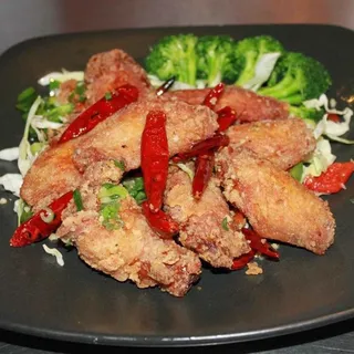 6. Eight Piece Salt and Pepper Chicken Wings