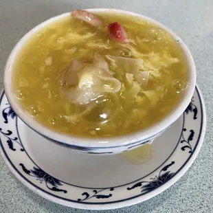 5. Egg Drop and Wonton Soup
