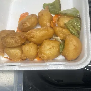 Sweet and sour chicken