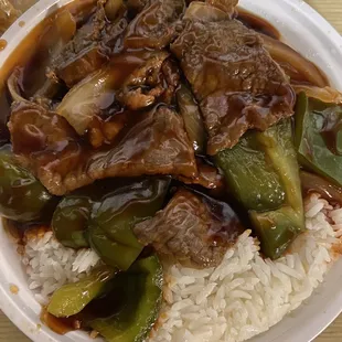 C3. Pepper Steak with Onion lunch special