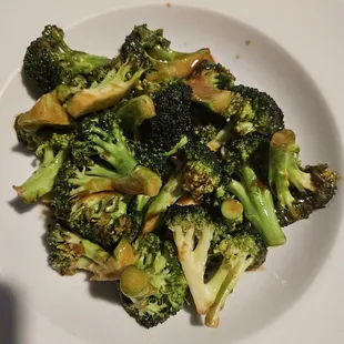 Broccoli and brown sauce was absolutely delicious