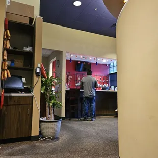 Inside