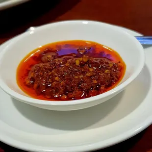 Chilli hot sauce. Mmmmm.