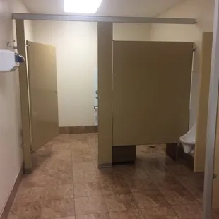 The bathroom is clean!