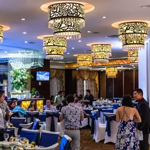 Venue: Jade Dynasty  //  Table Linens &amp; Chair Covers: Elegance With Grace
