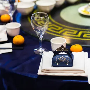 Venue: Jade Dynasty // Table+Chair Covers: Elegance With Grace // Candy Boxes: Ebay // Custom Sicker: VivisWorld