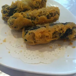 36. Seafood Seaweed Rolls