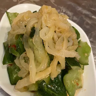 101. Garlic Cucumber with Jelly Fish