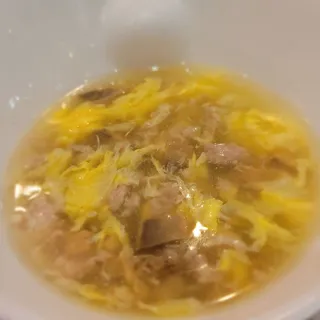 214. Egg Drop Soup with Minced Pork
