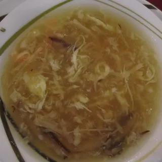 211. Dried Scallop Soup with Minced Chicken & Egg