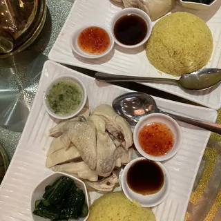 407. Cold Chicken with Ginger & Onion Sauce (1/2)