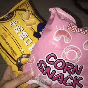 Taiwanese imported corn snacks!