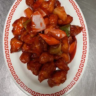 Sweet and sour chicken